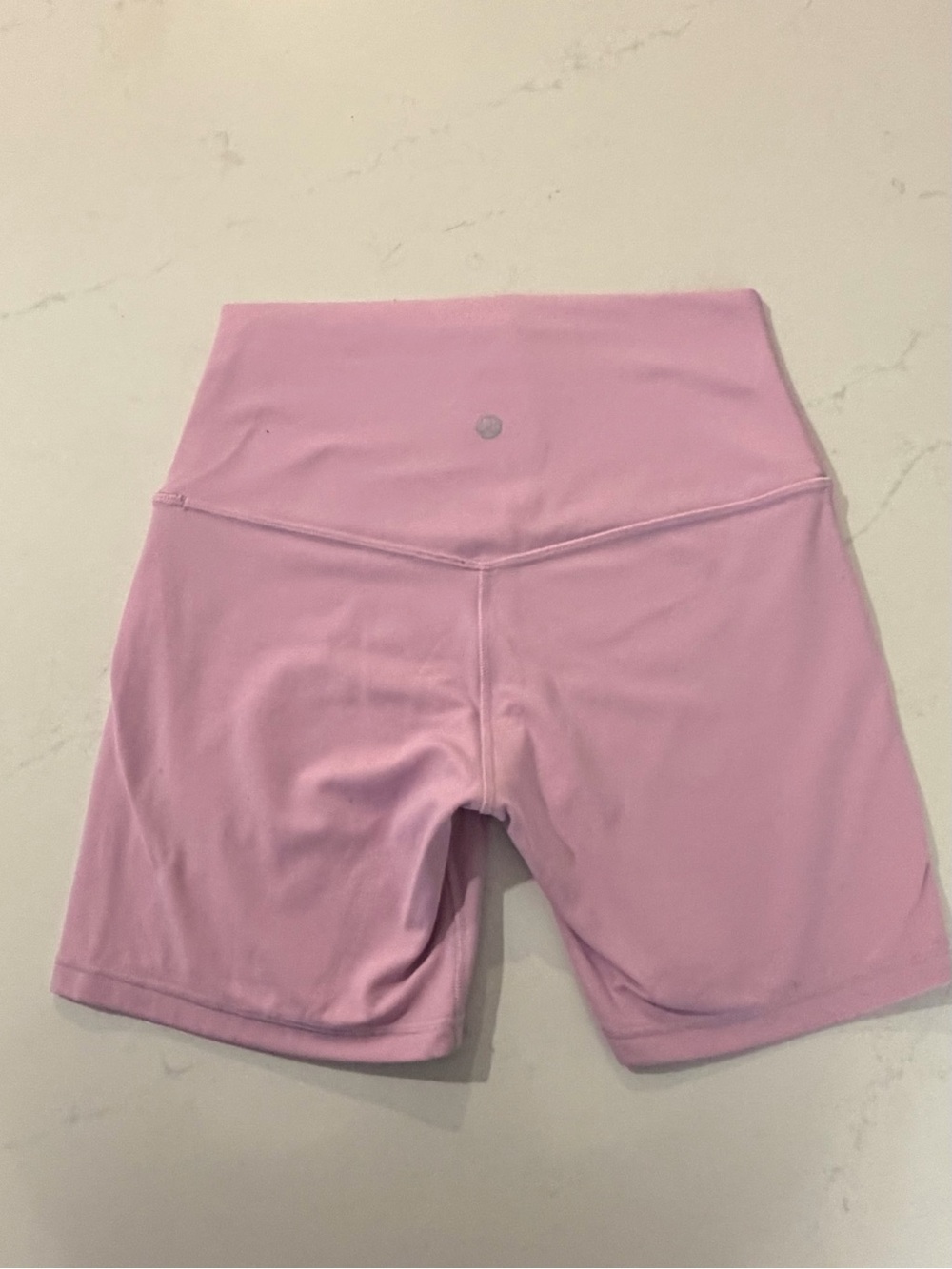 lululemon Pink Peony Biker Shorts 6” - Picture 2 of 2